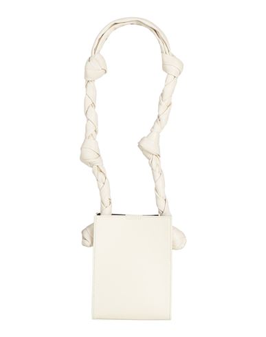 Jil Sander Woman Shoulder Bag Ivory Size - Calfskin In White