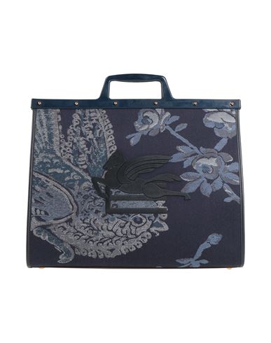 Etro Woman Handbag Midnight Blue Size - Textile Fibers
