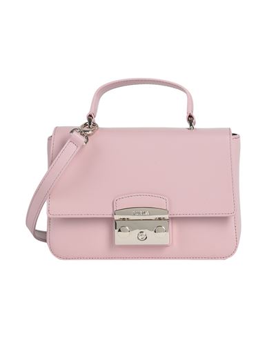 Furla Metropolis Mini Top Handle Woman Handbag Light Pink Size - Leather