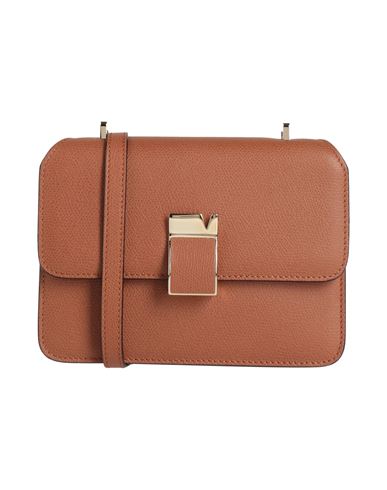 Valextra Woman Cross-body Bag Tan Size - Calfskin In Brown