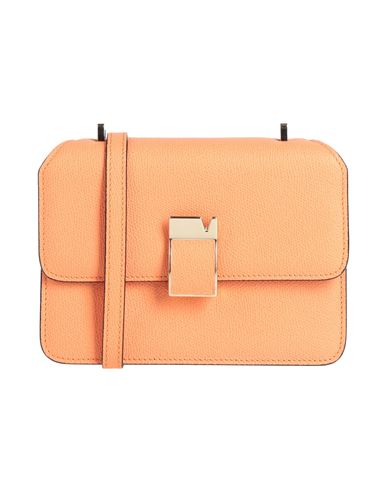 Shop Valextra Woman Cross-body Bag Orange Size - Calfskin