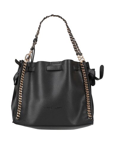 Shop Marta Marzotto Woman Handbag Black Size - Pvc - Polyvinyl Chloride