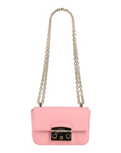 Shop Furla Woman Shoulder Bag Pink Size - Calfskin