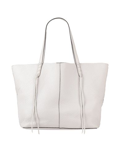 Rebecca Minkoff Woman Handbag Light Grey Size - Leather In White