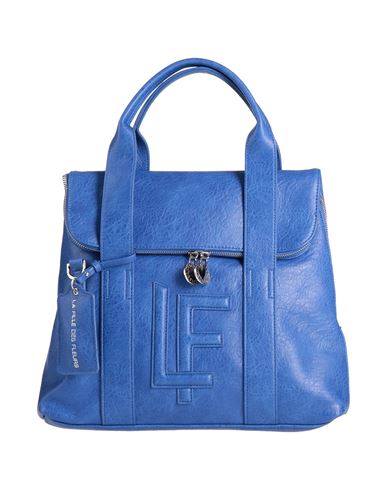 La Fille Des Fleurs Woman Handbag Blue Size - Leather