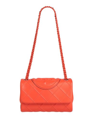 Shop Tory Burch Woman Handbag Orange Size - Leather