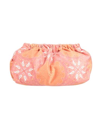 Shop Sorbet Island Woman Handbag Apricot Size - Polyester In Orange