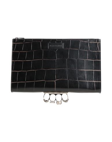 Shop Alexander Mcqueen Man Handbag Black Size - Leather
