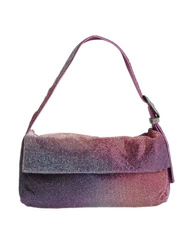 Benedetta Bruzziches Woman Handbag Purple Size - Aluminum, Crystal, Silk In Purple