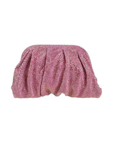 Benedetta Bruzziches Woman Handbag Fuchsia Size - Aluminum, Crystal In Pink