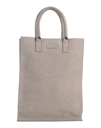 Emporio Armani Man Handbag Light Grey Size - Calfskin In Neutral