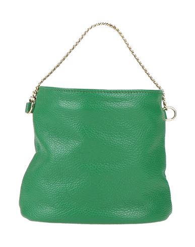 Shop Laura Di Maggio Woman Handbag Green Size - Leather