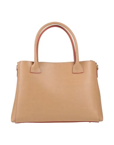 Shop Laura Di Maggio Woman Handbag Sand Size - Leather In Beige