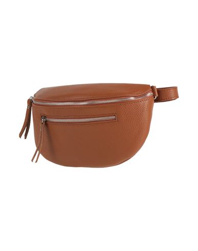 Shop Laura Di Maggio Woman Belt Bag Brown Size - Leather