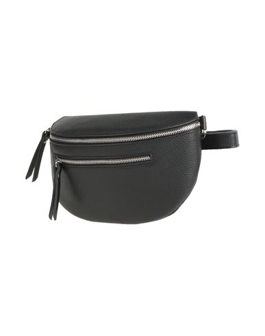 Shop Laura Di Maggio Woman Belt Bag Black Size - Leather