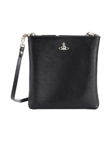 Shop Vivienne Westwood Cross-body Bag Black Size - Cow Leather