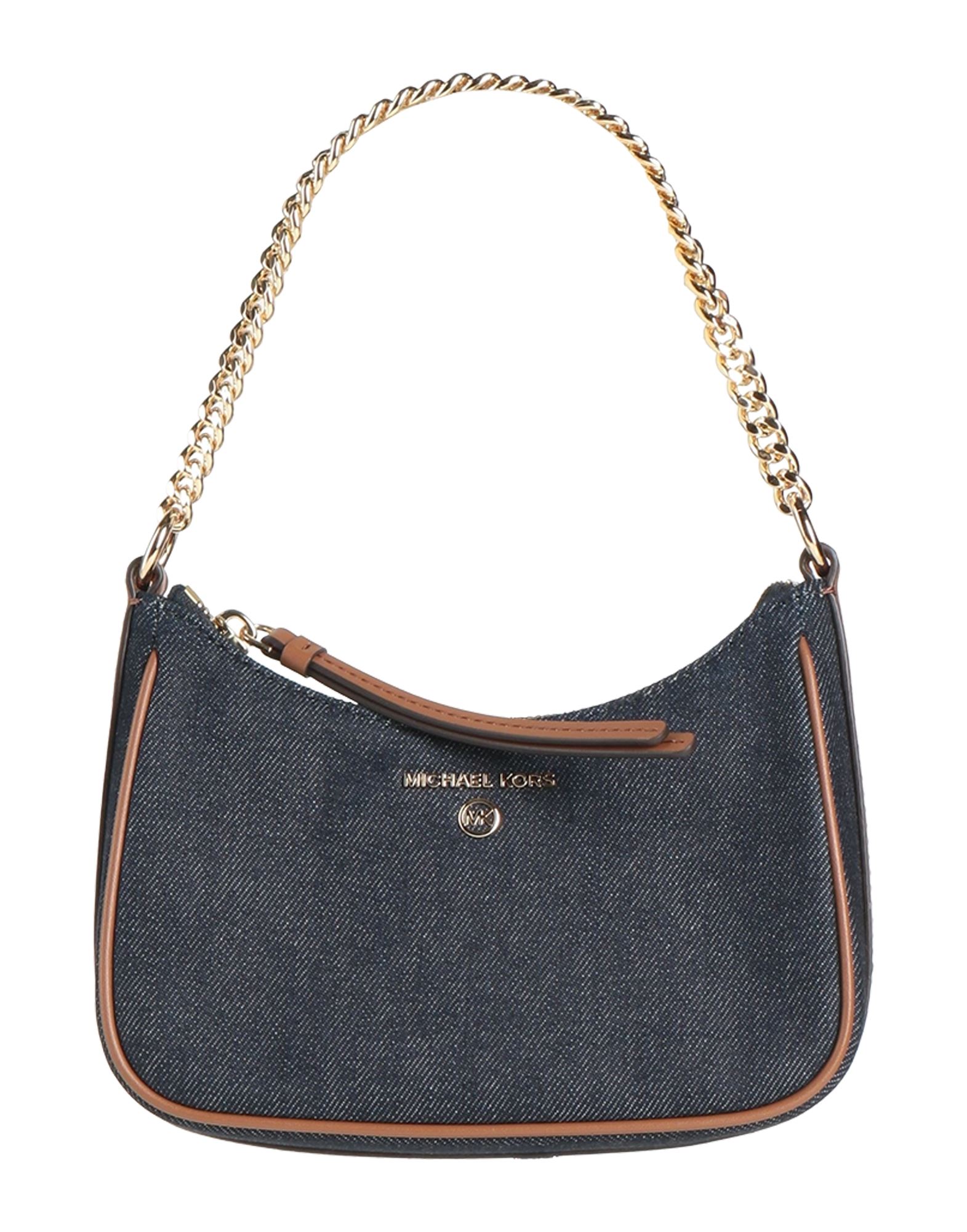 MICHAEL 根強い KORS ショルダーバッグ ダークブルー