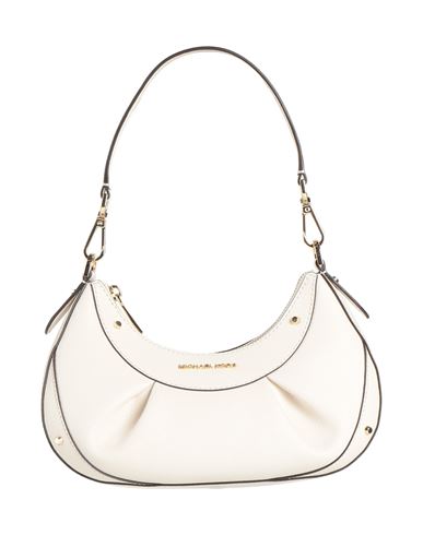 Shop Michael Michael Kors Woman Handbag Off White Size - Leather