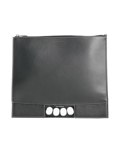 Alexander Mcqueen Man Handbag Black Size - Leather
