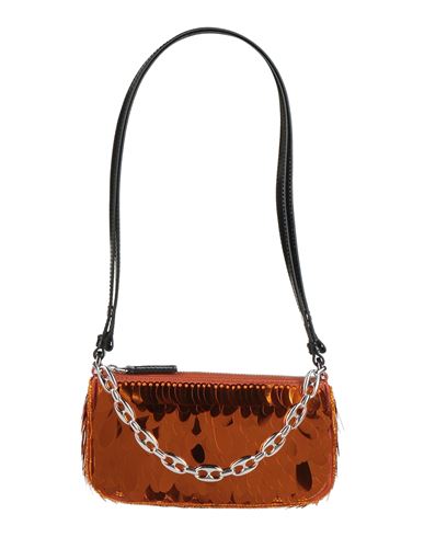 By Far Woman Cross-body Bag Rust Size - Polyester, Recycled Polyester, Cowhide In Brown