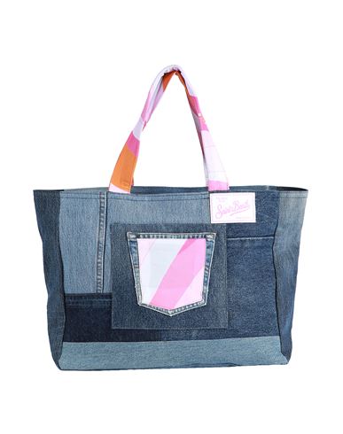 Shop Mc2 Saint Barth Colorado Bag Woman Handbag Blue Size - Cotton