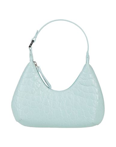Shop By Far Woman Handbag Sky Blue Size - Leather