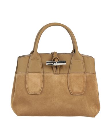 Longchamp Woman Handbag Camel Size - Leather In Beige