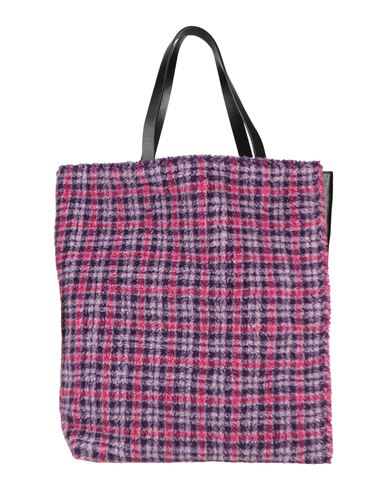 Shop Marni Woman Handbag Purple Size - Textile Fibers, Leather