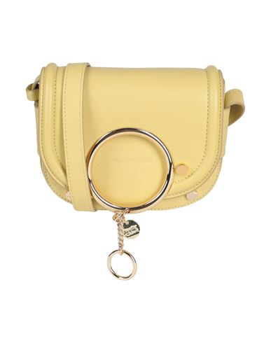 See By Chloé Woman Cross-body Bag Light Yellow Size - Cow Leather In White