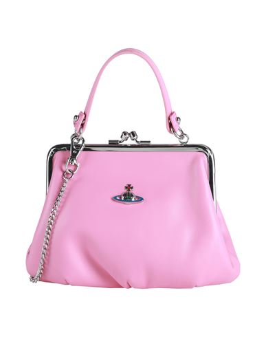 Shop Vivienne Westwood Frame Purse Woman Cross-body Bag Pink Size - Lambskin