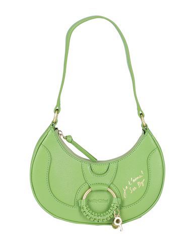 See By Chloé Woman Shoulder Bag Green Size - Goat Skin In Black