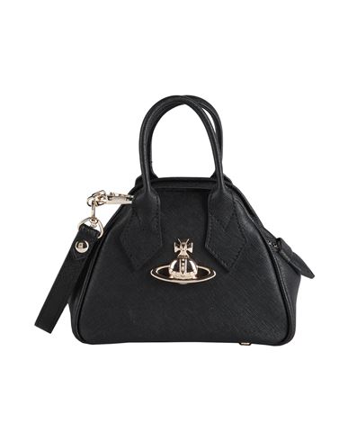 Shop Vivienne Westwood Mini Yasmine Woman Handbag Black Size - Cow Leather