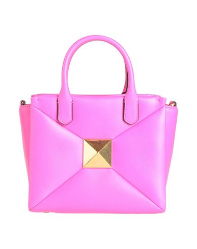 Valentino Garavani Woman Handbag Fuchsia Size - Leather In Pink