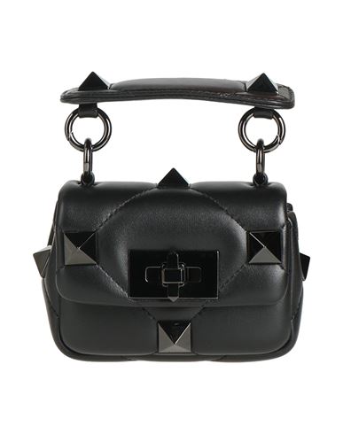 Valentino Garavani Woman Handbag Black Size - Leather In Brown