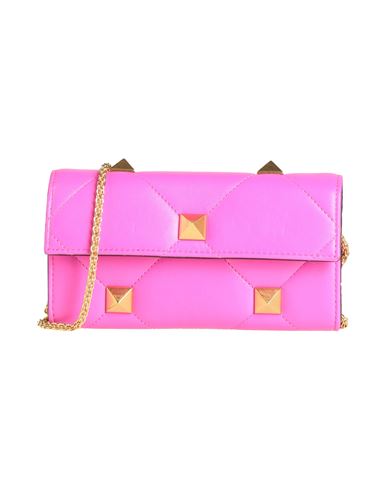 Valentino Garavani Woman Cross-body Bag Fuchsia Size - Leather In Pink