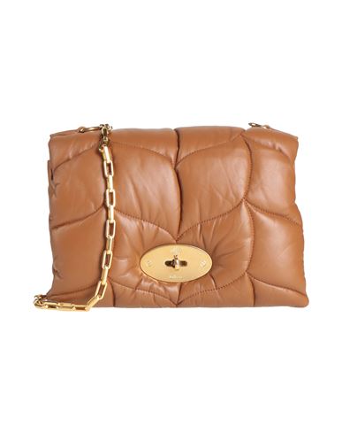 Shop Mulberry Woman Cross-body Bag Brown Size - Leather