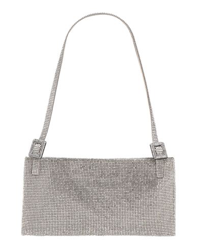 Shop Benedetta Bruzziches Woman Handbag Light Grey Size - Textile Fibers