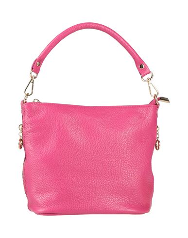Shop Laura Di Maggio Woman Handbag Fuchsia Size - Leather In Pink