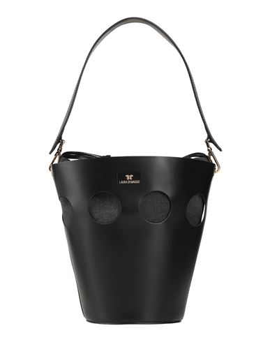 Shop Laura Di Maggio Woman Handbag Black Size - Leather