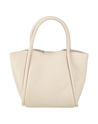 Shop Laura Di Maggio Woman Handbag Ivory Size - Leather In White