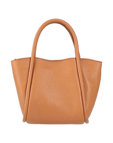 Shop Laura Di Maggio Woman Handbag Tan Size - Leather In Brown