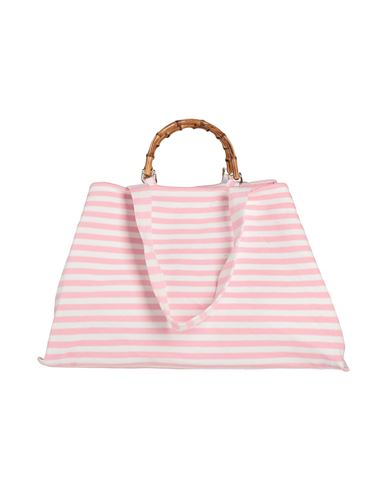 Shop La Milanesa Woman Handbag Pink Size - Cotton