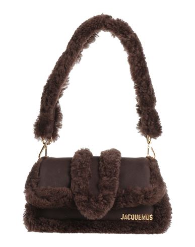 Jacquemus Woman Handbag Dark Brown Size - Leather