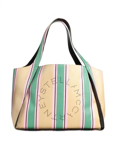 Stella Mccartney Woman Handbag Green Size - Polyester, Polyamide, Cotton, Acrylic, Polyurethane