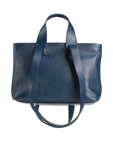 Laura Di Maggio Woman Handbag Midnight Blue Size - Leather