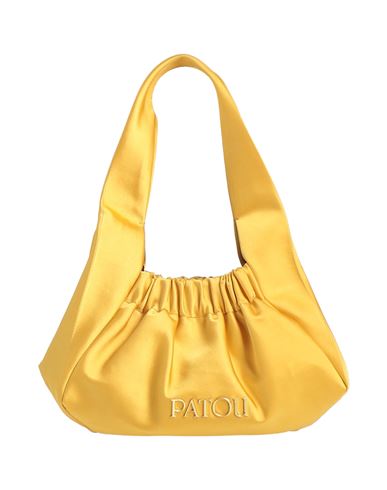 Patou Woman Handbag Yellow Size - Polyester, Cotton