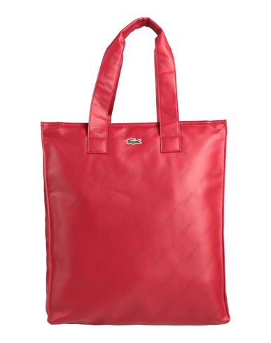 Lacoste Woman Handbag Red Size - Pvc - Polyvinyl Chloride
