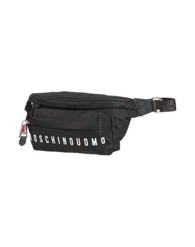 Moschino Man Belt Bag Black Size - Textile Fibers In Neutral