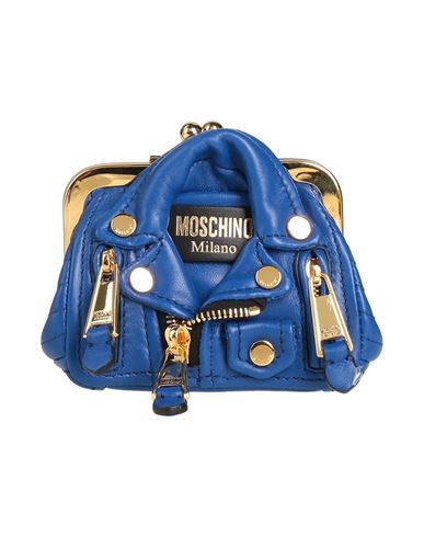 Moschino Woman Handbag Blue Size - Textile Fibers In Blue