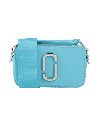 Marc Jacobs Woman Cross-body Bag Azure Size - Cow Leather, Polyurethane Coated In Azure